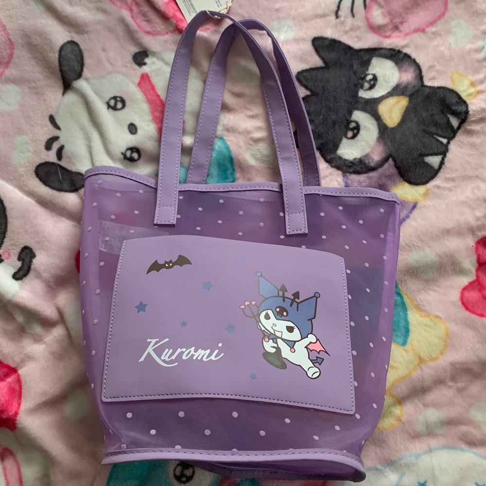 Kuromi see through sheer bag